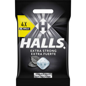 Rebuçados Extra Strong Halls 128 gr (4 Un)