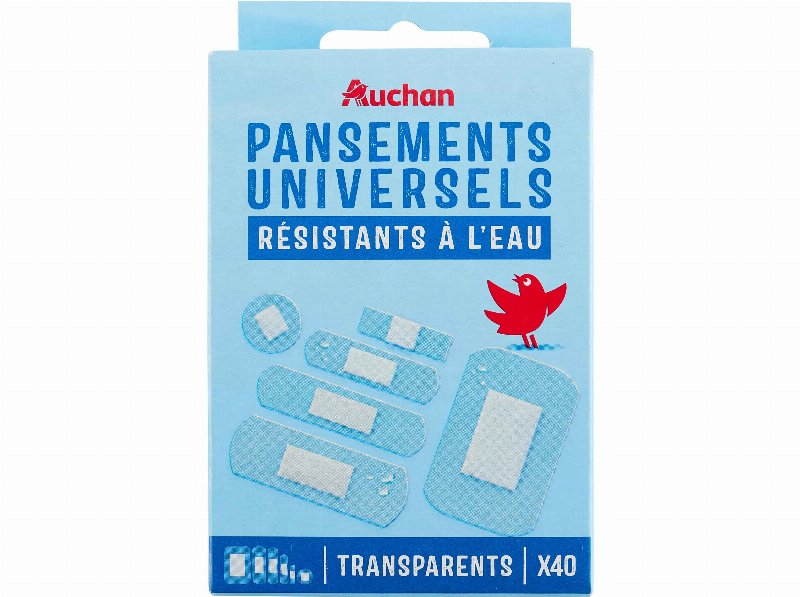 Pensos Auchan Multiusos Transparentes 40Un