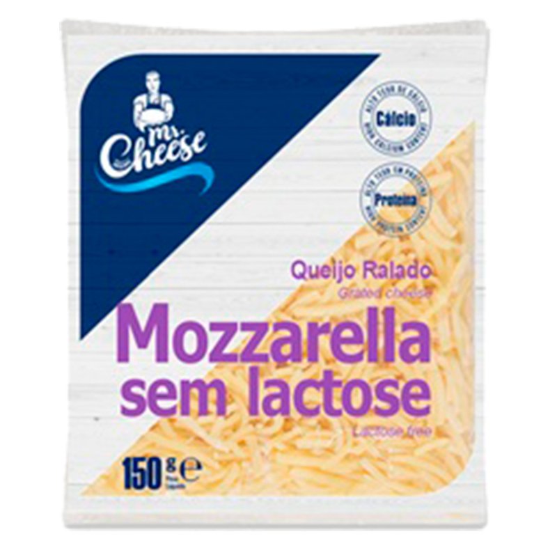 Queijo Ralado Mozzarella Sem Lactose 150 g