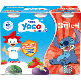 Iogurte Líquido Morango Infantil Yoco 540 gr (6 Un)