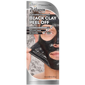 Máscara Facial Limpeza Argila Preta 7Th Heaven 1 Un