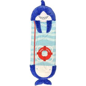 Dormi Locos - Peluche Saco-Cama Grande Tubarão Azul