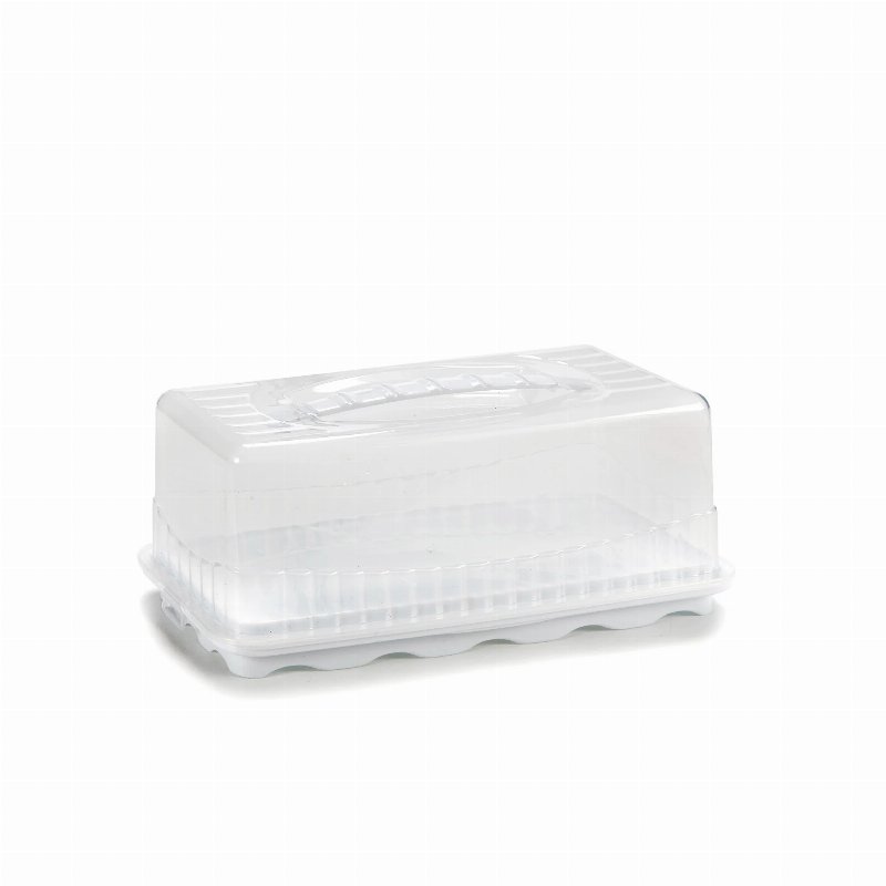 Tarteira Rectangular Plástico Branca 16,5 X 15 X 35 Cm
