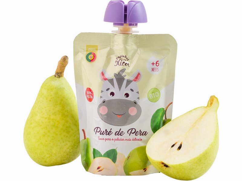 Saqueta Papinhas Da Xica Pure Pera Bio 90 g