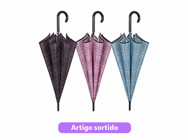 Guarda-Chuva Senhora Longo Perletti Automático Cores Sortidas