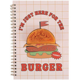 Caderno Espiral A5 Pautado Com Squichy 60 Folhas Fun Food 1 Un