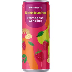 Bebida Kombucha Em Lata Framboesa E Gengibre Continente 25 cl
