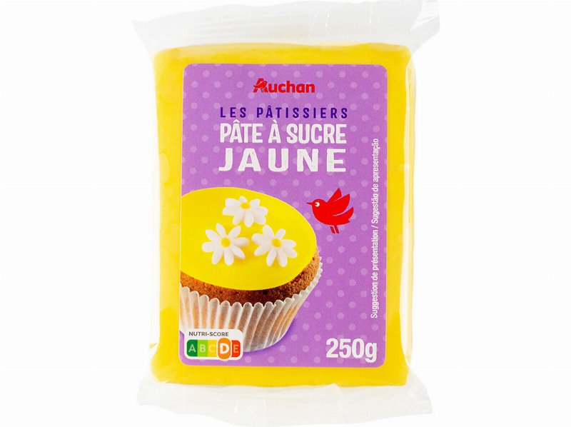 Pasta De Açucar Auchan Amarela 250 g
