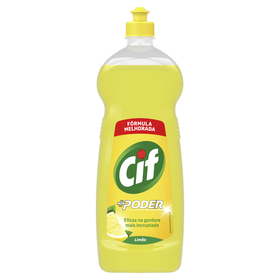 Detergente Manual Loiça +Poder Limão Cif 1 Lt