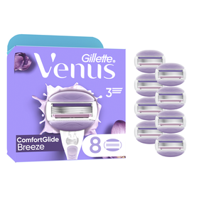 Recarga De Lâminas Comfortglide Breeze Gillette Venus 8 Un