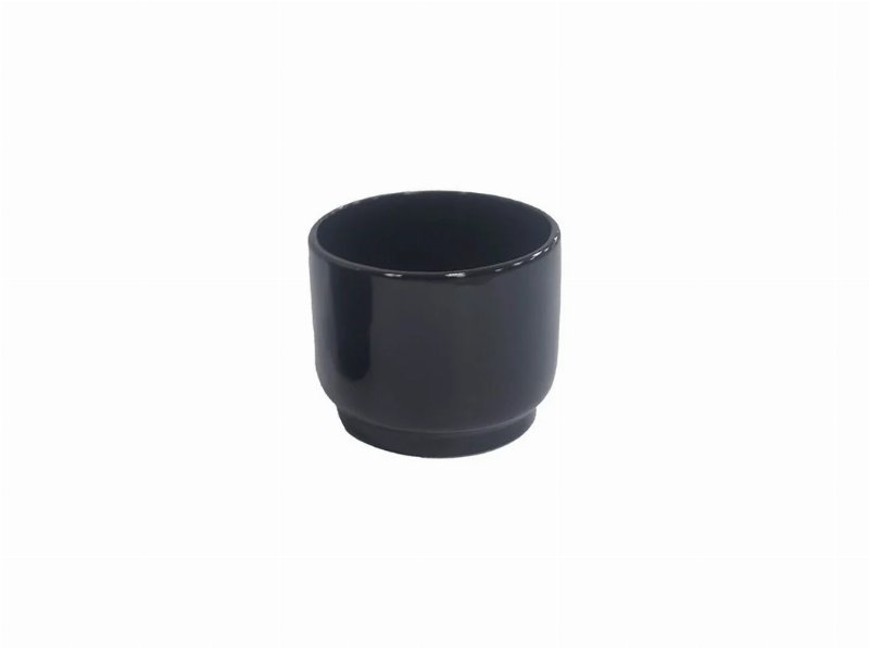 Vaso Cerâmica Gardenstar Preto Ø13Xa12Cm