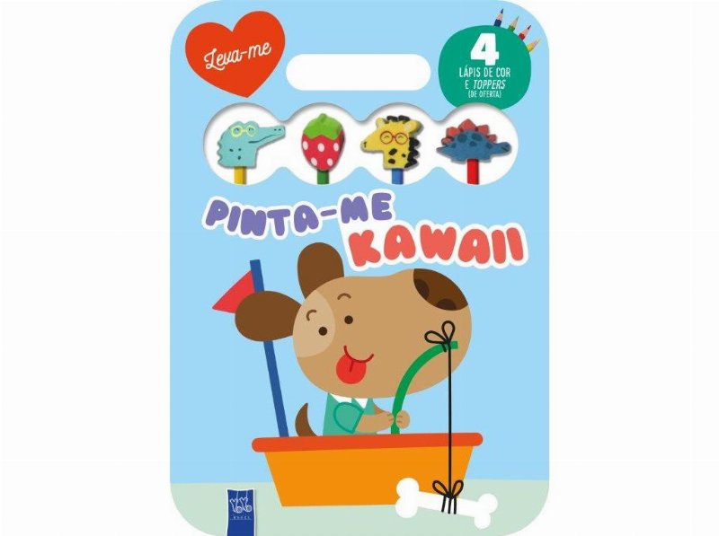 Livro Leva-Me Pinta-Me Kawaii