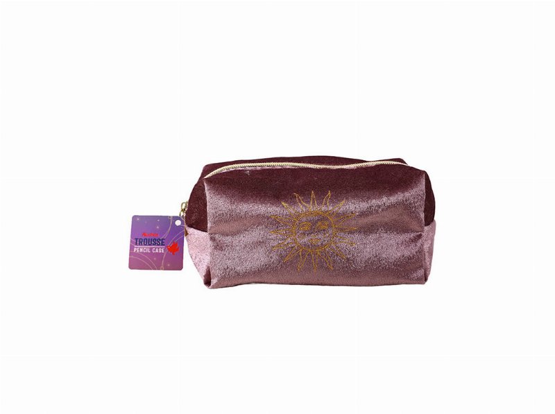 Estojo Auchan Veludo Rosa Cosmic Vibes