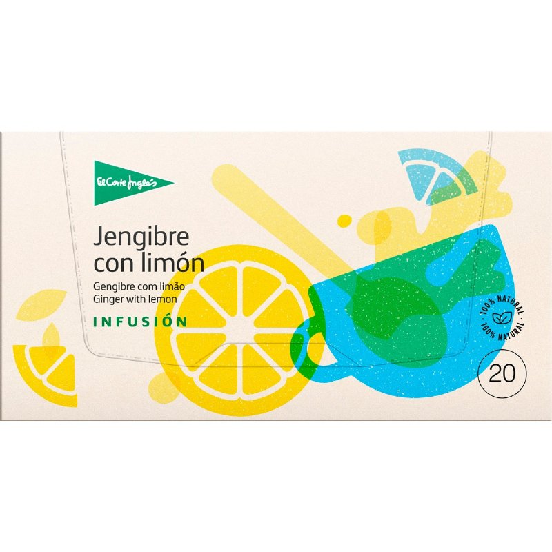 Infusão De Gengibre E Limão 20 unidades