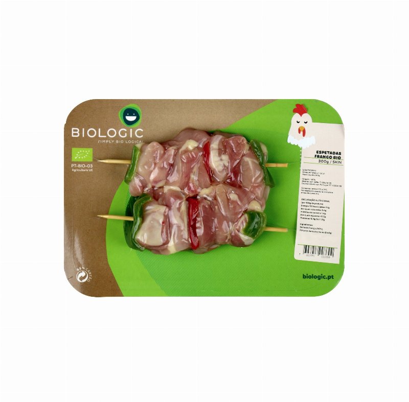 Espetadas Frango Biologico 300 g