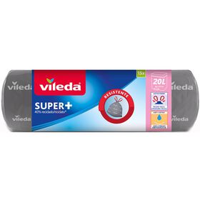 Sacos Lixo Fecho Fácil Super+ 20 Lt Vileda 15 Un