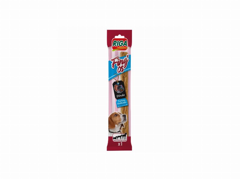 Snacks Para Cão Riga Fing'os Stick Peru 1Unidade