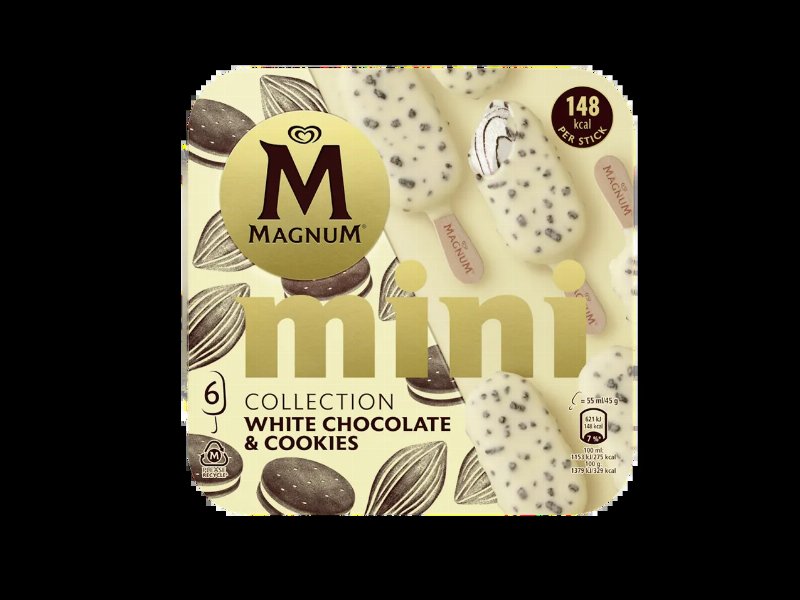 Gelado Mini White Choco & Cookie
