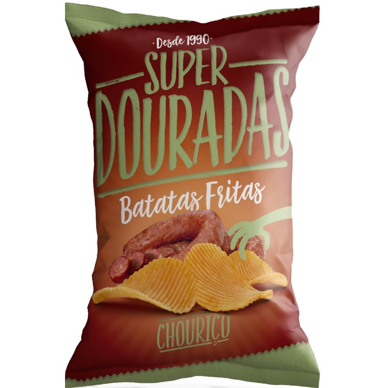 Batatas Fritas Onduladas Sabor Chouriço 150 g