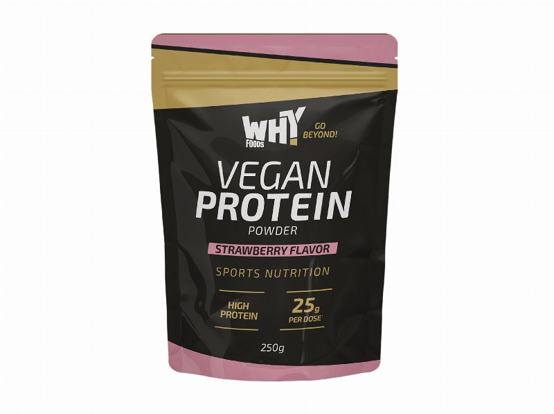 Proteina Vegetal Why Foods Morango 250 gr