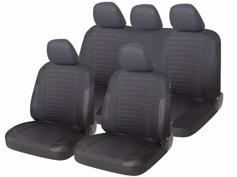 Conjunto 5 Capas Auchan Preto Universal
