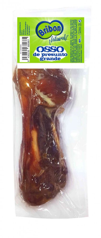 Snack Para Cão Osso De Presunto Grande Bribon