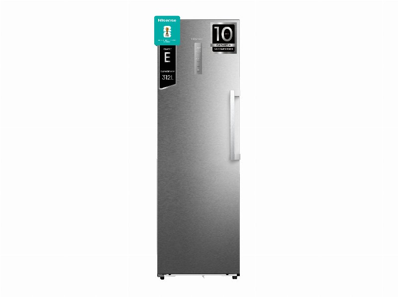 Arca Congeladora Vertical Hisense Kitchen Fit Ft3K310Saie1 (No Frost - 185.6 Cm - 312 l - Inox)