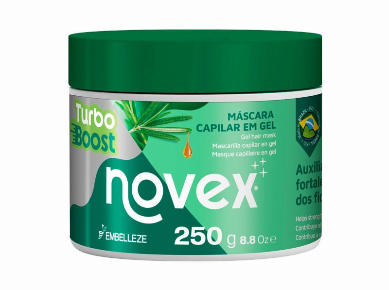 Máscara Gel Novex Turbo Boost Anti Queda 250 ml