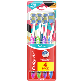 Escova De Dentes Twister Colgate 4 Un