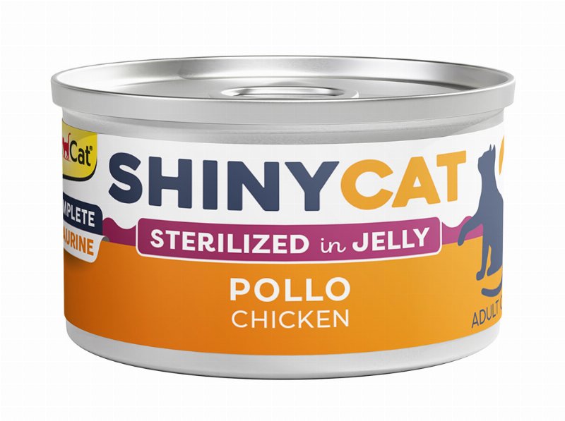 Comida Húmida Natural Para Gato Gimcat Esterilizado Frango 70 g