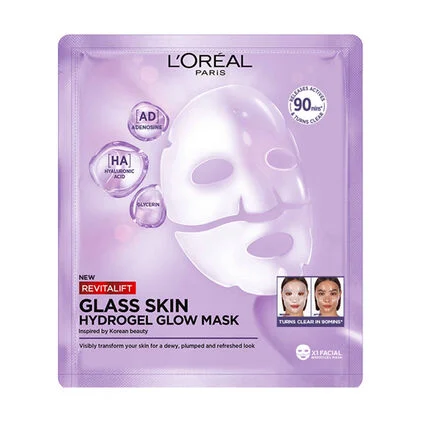 Máscara Facial Revitalift Glass Skin L'oréal Paris 1Un