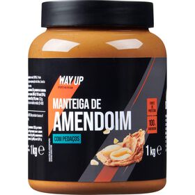 Manteiga De Amendoim Com Pedaços Way Up 1 kg