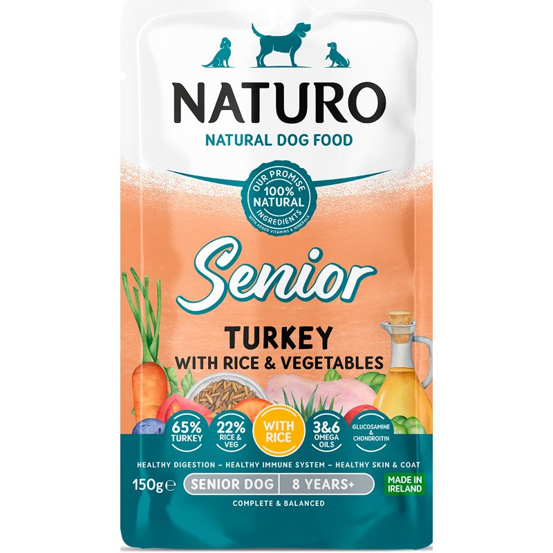 Alimento Húmido Para Cão Sénior Glúten Free Peru 150 g