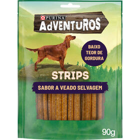 Biscoito Para Cão Adventuros Strips Veado Purina Adventuros 90 g