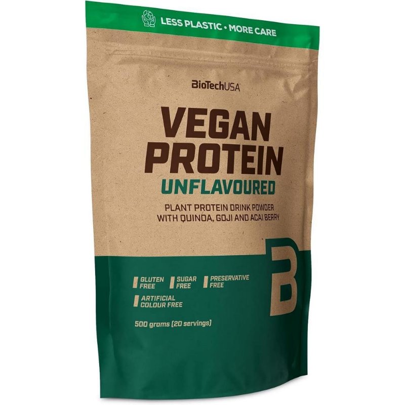 Vegan Protein Sabor Neutro Biotech Usa 500 g