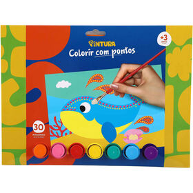 Kit Criativo De Colorir Com Pontos (Vários Modelos)