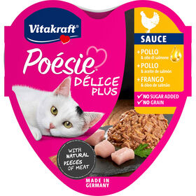 Comida Húmida Para Gato Adulto Poésie Délice Plus Terrina Frango Vitakraft 85 g