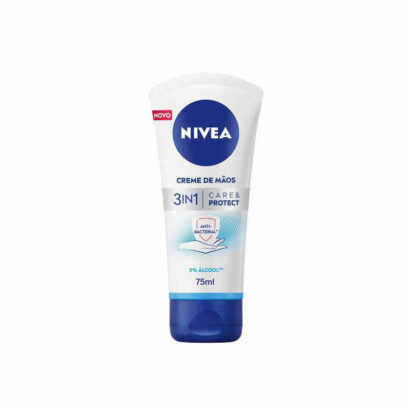 Nivea Protect & Care Creme De Mãos 3 Em 1 75 ml