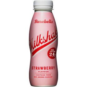 Milkshake Proteína Morango Sem Lactose Barebells 33 cl