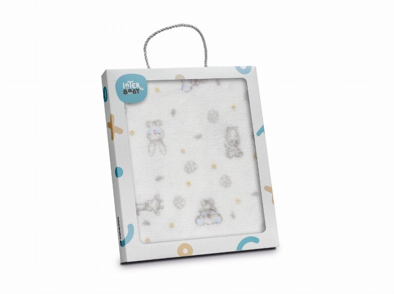 Manta Interbaby Koala Azul 80X110Cm