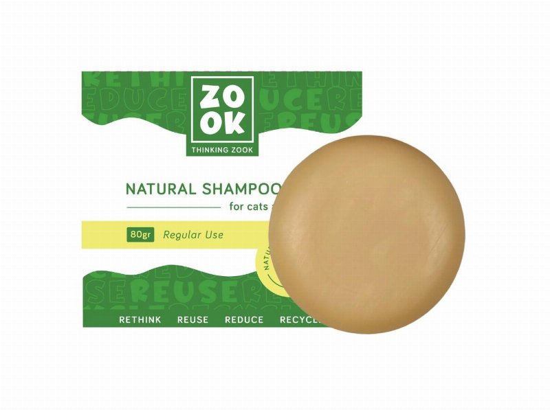 Champô Sólido Para Cão / Gato Zook 80 g