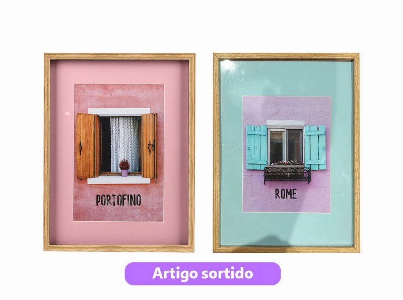 Moldura Mdf Actuel 30X40Cm Modelos Sortidos