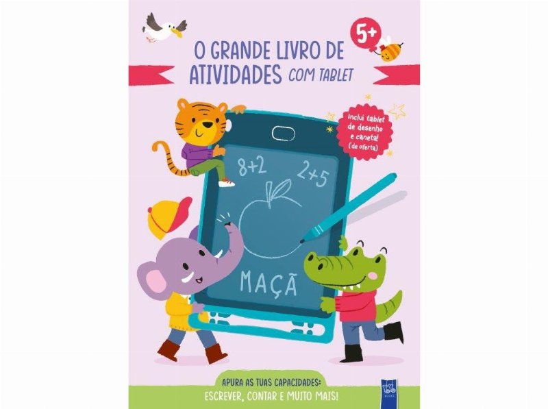 Livro O Grande Livro De Atividades Com Tablet - Escrever E Contar