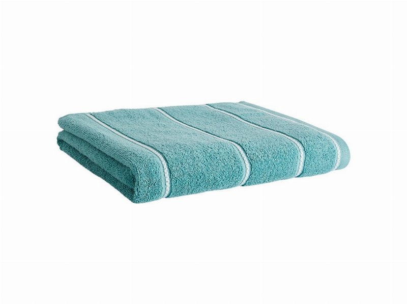 Lençol De Banho Barra Actuel Verde Algodão 480 g/M2 100X150Cm
