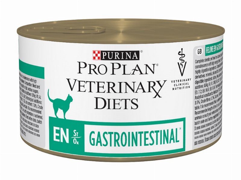 Comida Húmida Para Gato Vet Pro Plan St/Ox Gastrointestinal Mousse 195 g