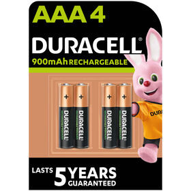 Pilhas Recarregáveis Aaa 900Mah Duracell 4 Un