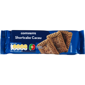 Bolachas Shortcake De Chocolate Continente 185 gr