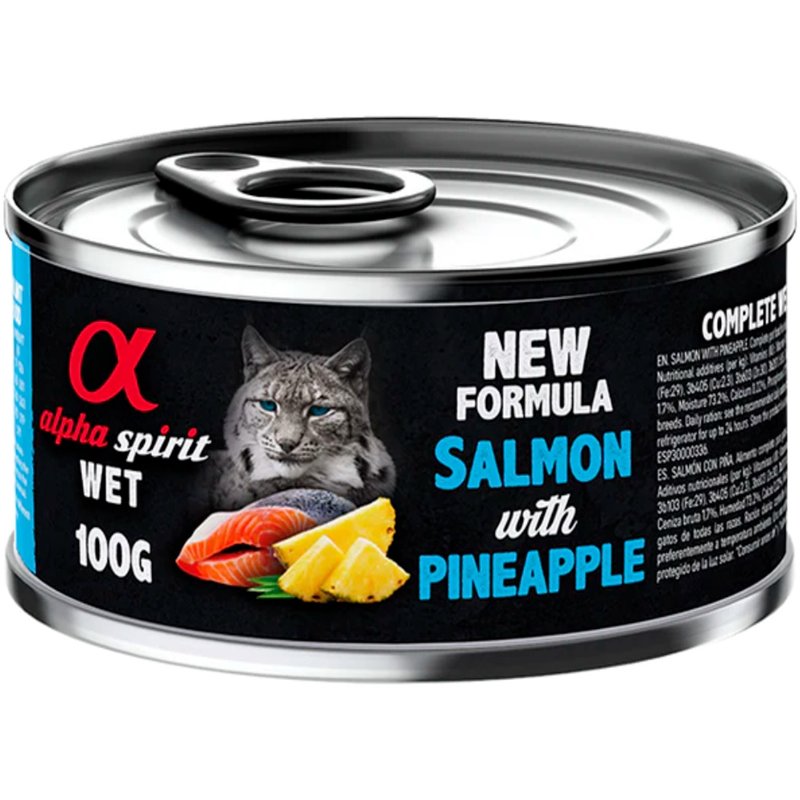 Alimento Húmido Para Gato Sabor Salmão 100 g