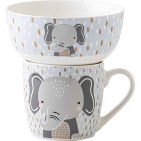Caneca E Taça Elefante Kasa