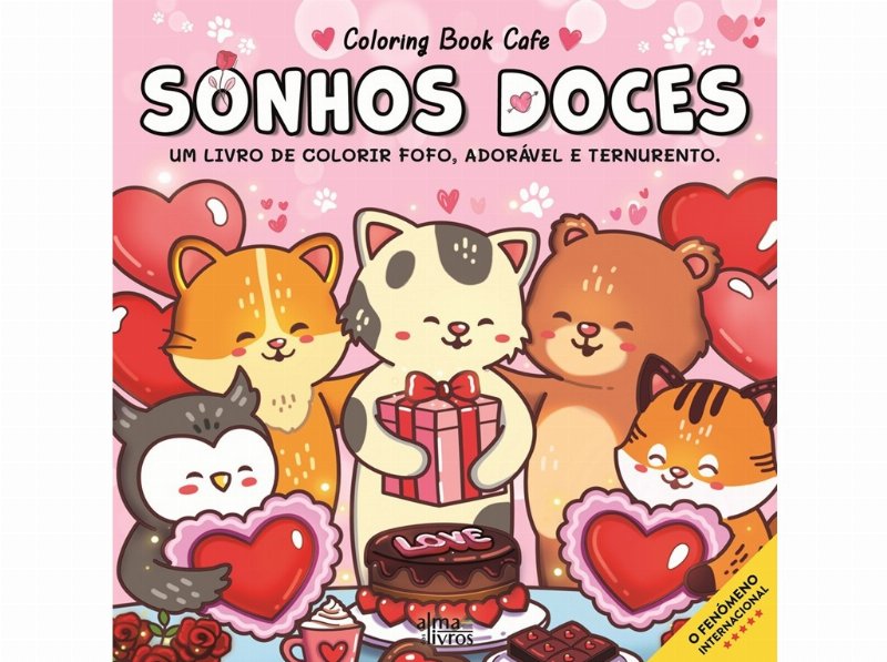 Livro Sonhos Doces Coloring Book